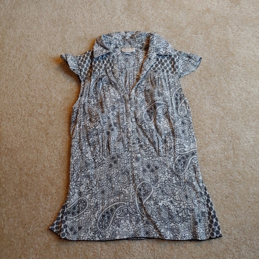 Jouovich Hawk for target button down blouse